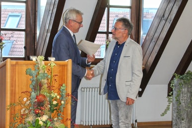 Staufermedaille für Dieter Stöckle